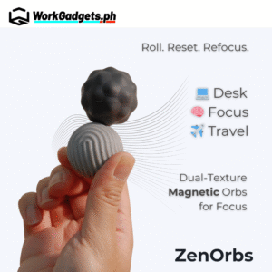 WG ZenOrbs – Dual Fidget Balls for Focus, Stress Relief & Anxiety | Zen Orbs Textured Fidget Toy